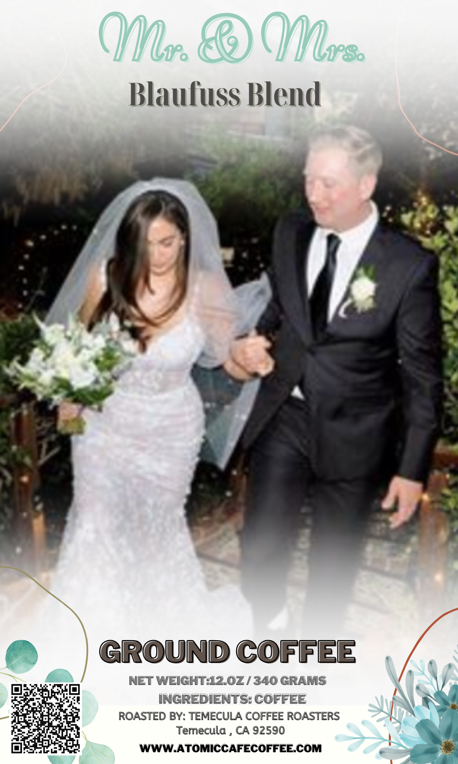 Mr. & Mrs. Blaufuss Blend- Medium Roast - High in Caffeine (read more)
