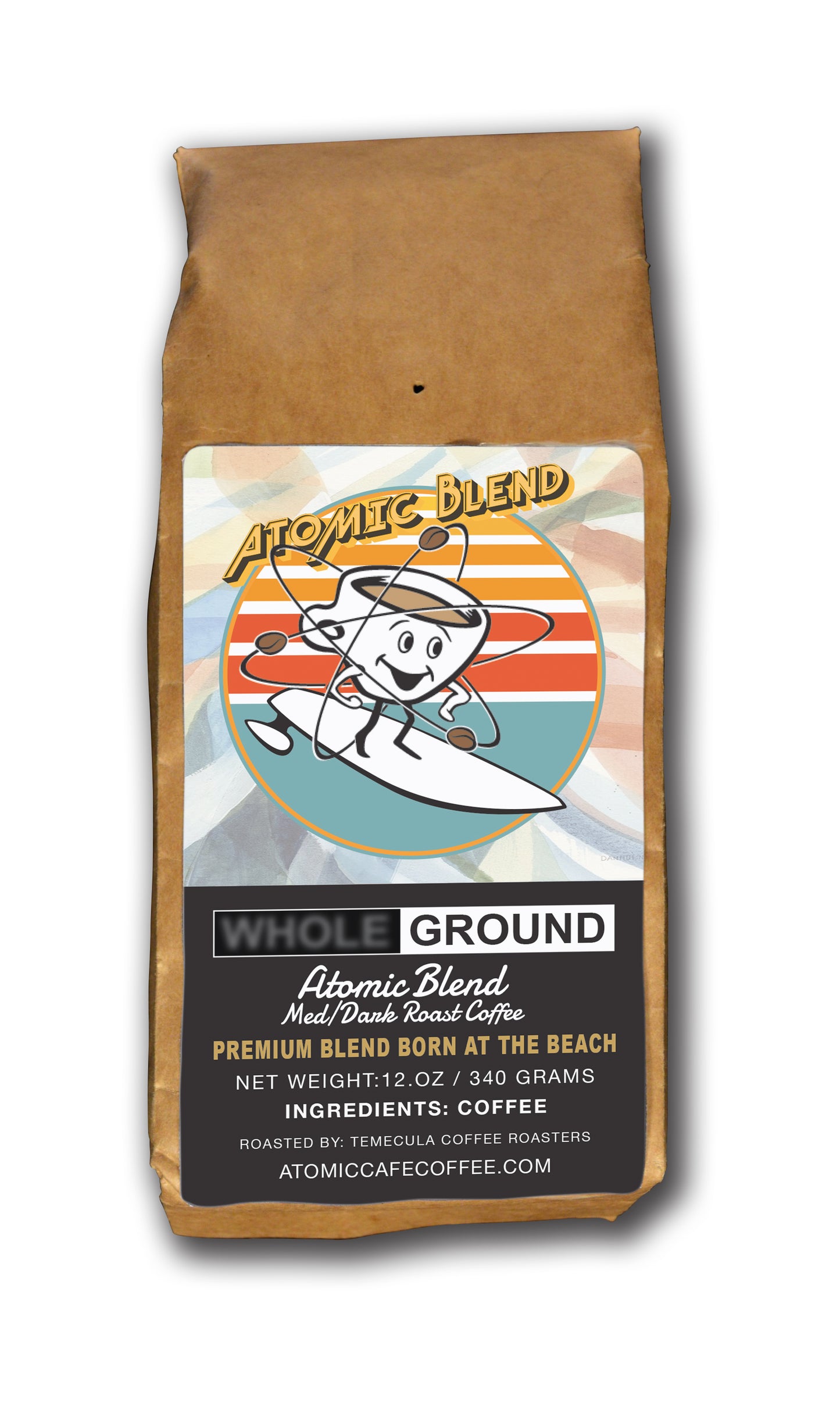 Atomic Blend-Medium Roast - High in Caffeine ! (read more)