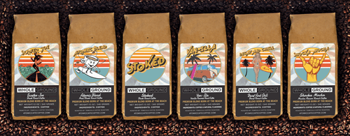 Atomic Cafe Coffee Labels